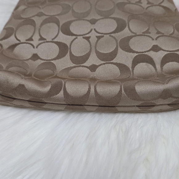 Coach Signature Poppy Crossbody Bag - Brown & Multi EUC COA - Picture 5 of 16